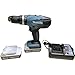 Makita DF457DWE Akku-Bohrschrauber, 18 V, Schwarz, Blau, Size