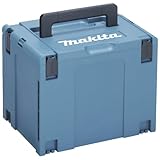 Makita 821552-6 MAKPAC Größe 4 Systemkoffer, Werkzeugkoffer, Transportkoffer, verknüpfbar an Koffersystem, mit Tragegriff, 395 x 295 x 320 mm (LxBxH)