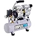 IMPLOTEX 480W Silent Flüsterkompressor Druckluftkompressor nur 48dB leise ölfrei flüster Kompressor Compressor (480W 9 Liter ohne Zubehör)